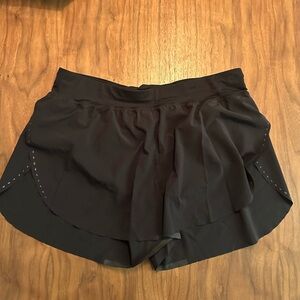 Lululemon running black shorts size 10